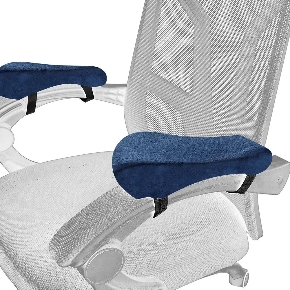 Chair Armrest Pad Foam Elbow Pillow Computer Chair Armrest Cushion Relief Elbows Forearm Pressure For Home Offiice 2pcs