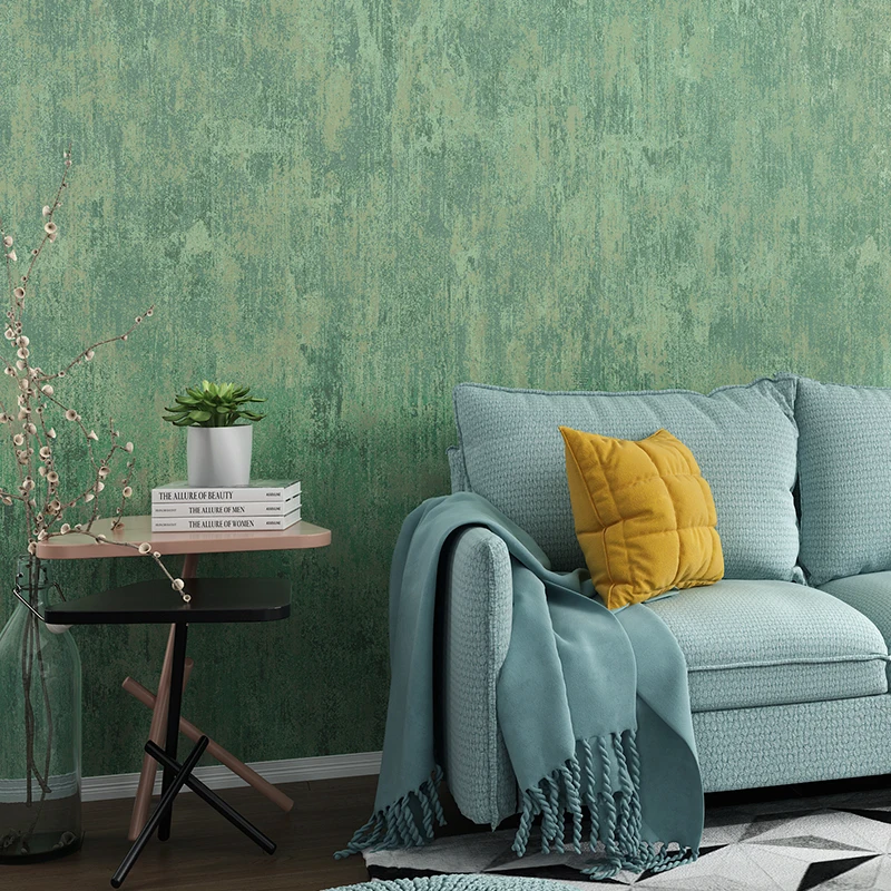 beibehang Retro industrial gray cement wallpaper plain mottled solid non-woven wall paper hotel clothing store office wallpapers