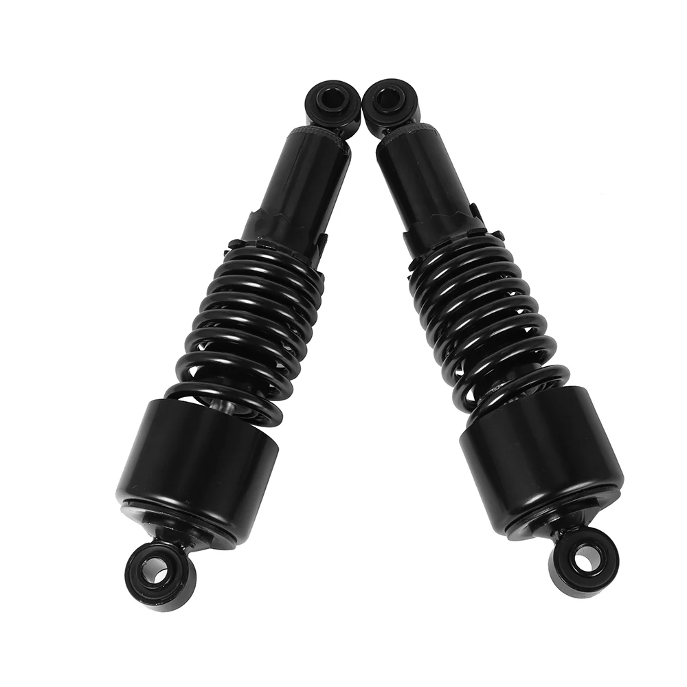 Black 267mm Rear Shock Absorbers Motorcycle Adjustable Suspension Shocks Spring for Harley Sportster 883 1200 Touring Road King