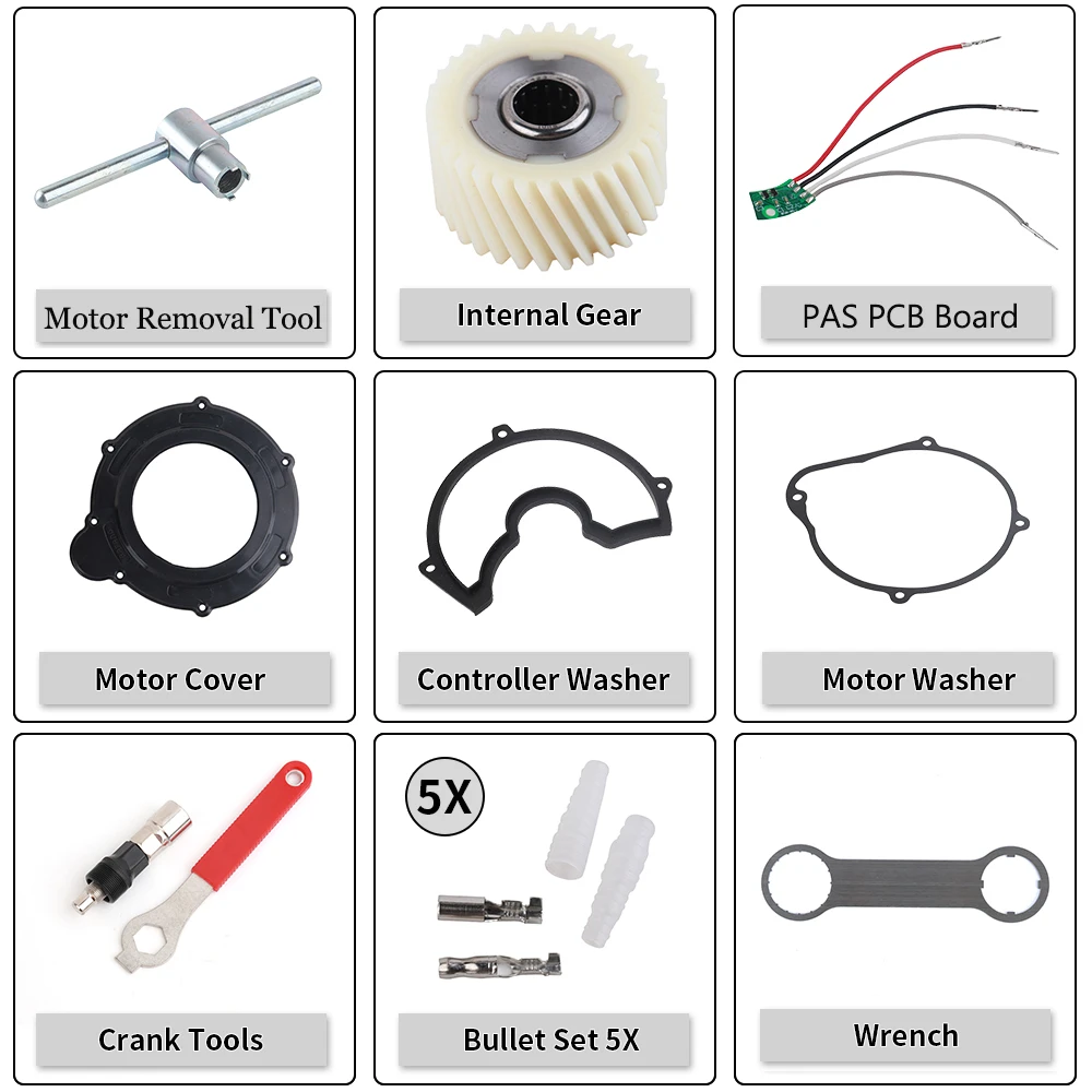 Bafang Repair Parts Tools Mid Drive Motor Replacements Inner Gear Gaskets BBS01B BBS02B BBSHD 36V 48V 250W 350W 500W 750W 1000W