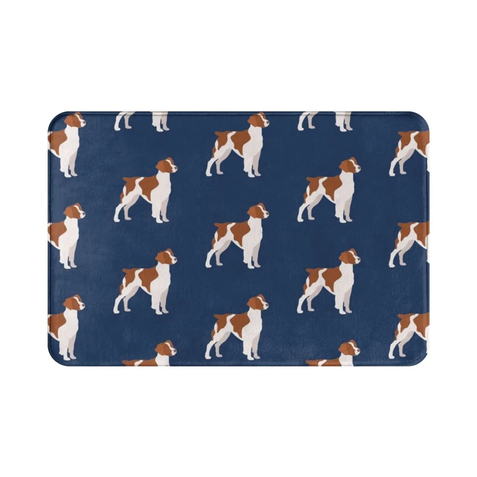 Brittany Carpet Mat Rug Cushion Soft Dogs Cute Puppy Minimalist Stylish Graphic Breeds Brittany Dog Purebred Pretty