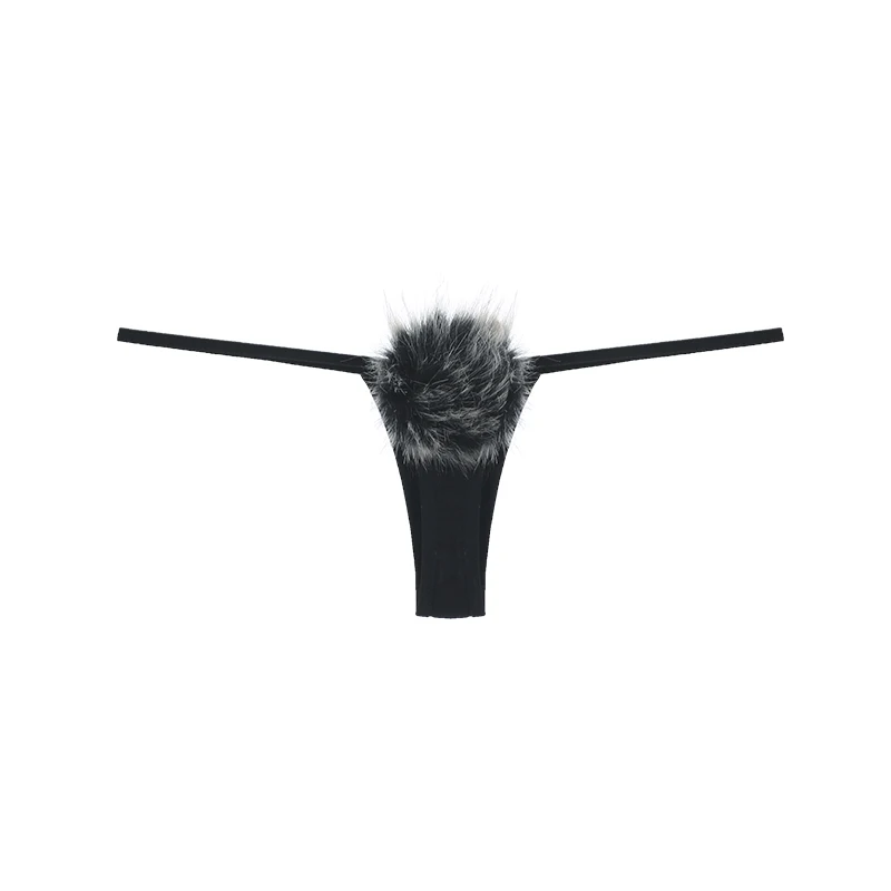 女性のためのセクシーな透明なレースのランジェリー,通気性のあるウサギの尾のパンティー,セクシーな下着