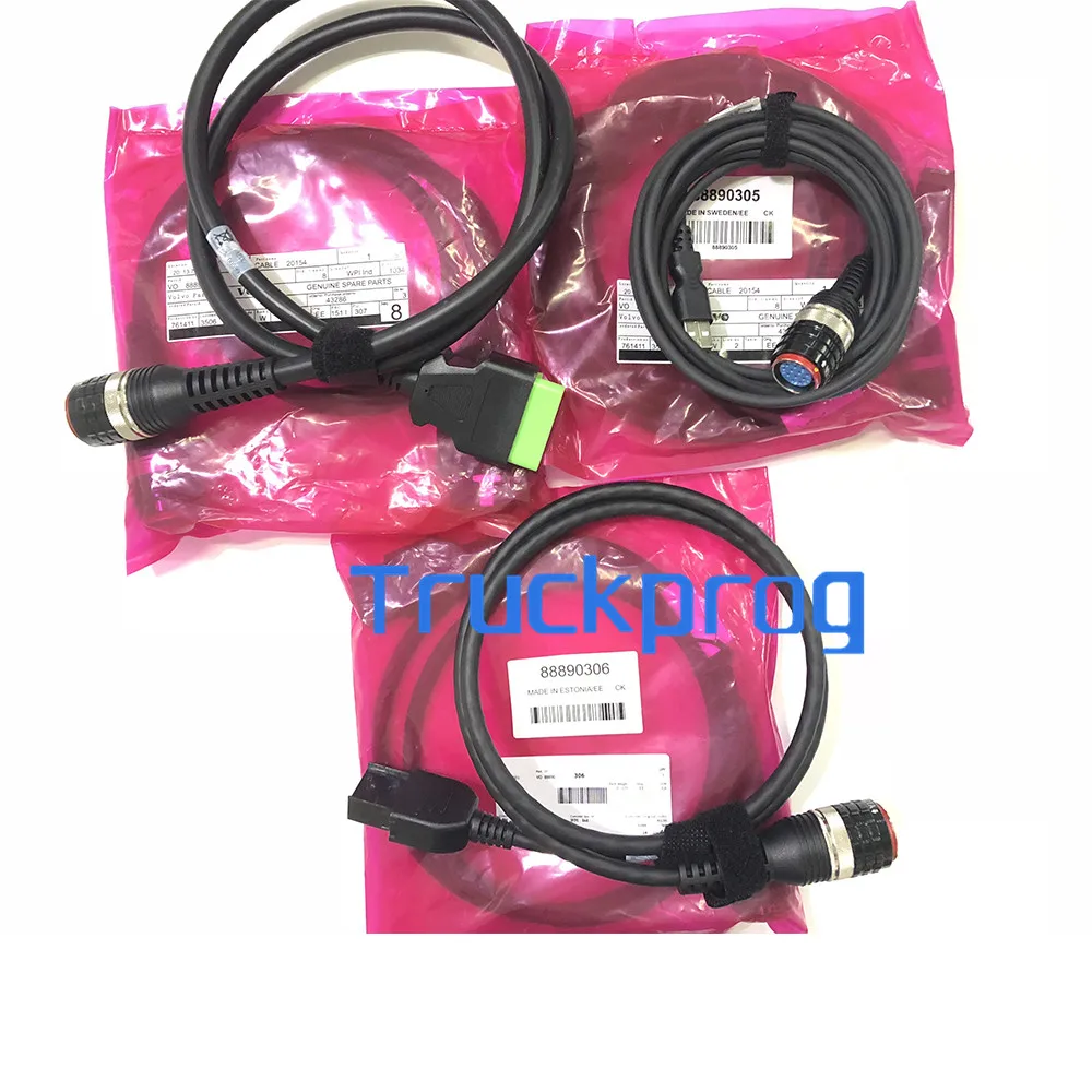 for VOCOM diagnostic Cable 8 Pin 88890306+OBD2 OBDII 88890304+USB 88890305 for VOCOM 88890300/VOCOM II 88894000