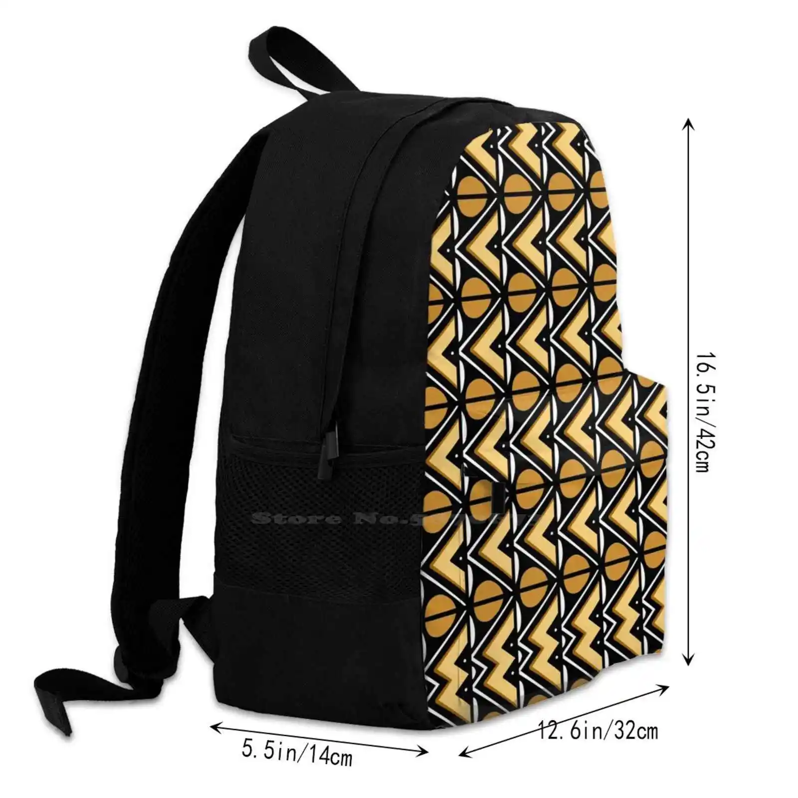 Happy Kwanzaa And A Blessed New Year Gift Hot Sale Schoolbag Backpack Fashion Bags Great African Americans African Pride