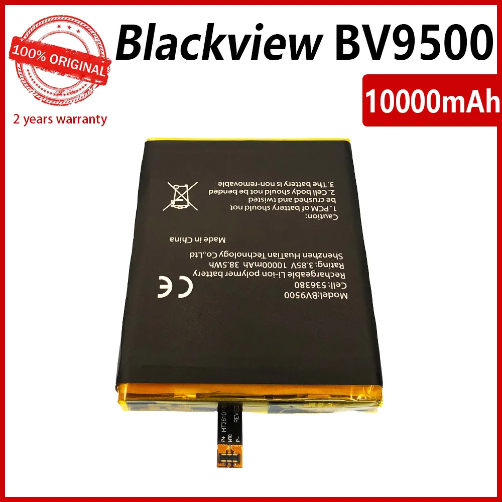 100% Original 10000mAh Phone Battery For Blackview BV9500 Pro High quality Batteries With Tracking Number