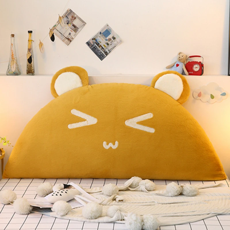 New High-grade Luxury Cartoon Cute rabbit bed cushion double sofa Tatami Bed Pillows soft Removable Bed pillow For Sleep