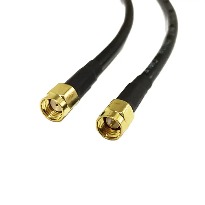 

RP-SMA Male With Female Pin To Plug Pigtail Cable RG58 Wireless 50CM/100CM For Wifi Router Extension Adapter Wholesale