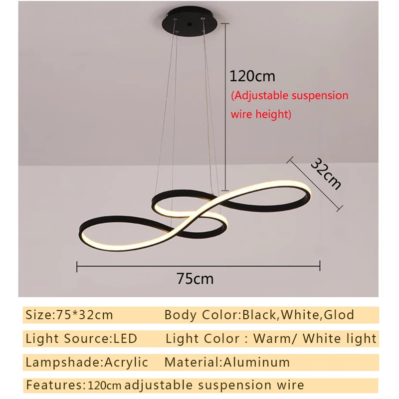 Nordic LED Pendent Lights Kitchen Hanging Lamp Modern Living Room Decorative Ceiling Lamps Dining Room Led Lamp Indoor Lighting