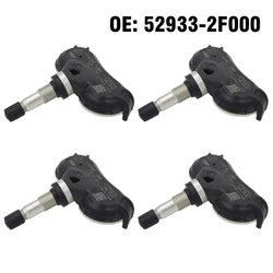 4PCS Car Tire Pressure Monitor Sensor TPMS 52933-2F000 for For Hyundai Accent Equus Genesis Sonata Tucson 2009 2010 2011 2012