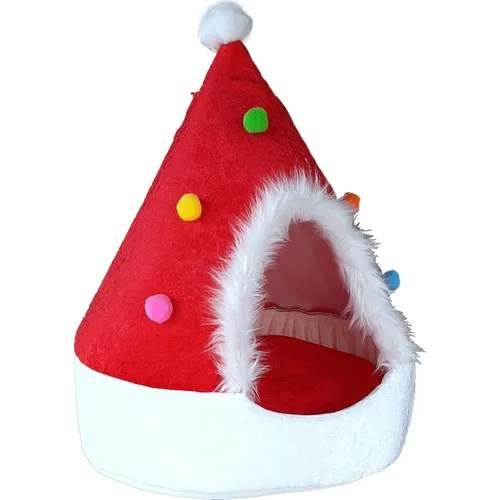 Pericat Christmas Hat Cat House