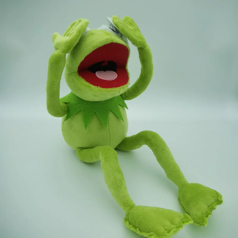 45cm Cartoon The Muppets KERMIT FROG Plush Toys Soft Boy Doll for Children Birthday Gift