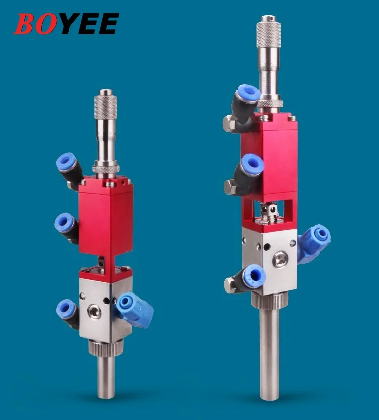 BY-3610 Single-component High frequency glue epoxy spray valve three anti-paint spray dispensing valve UV glue spray