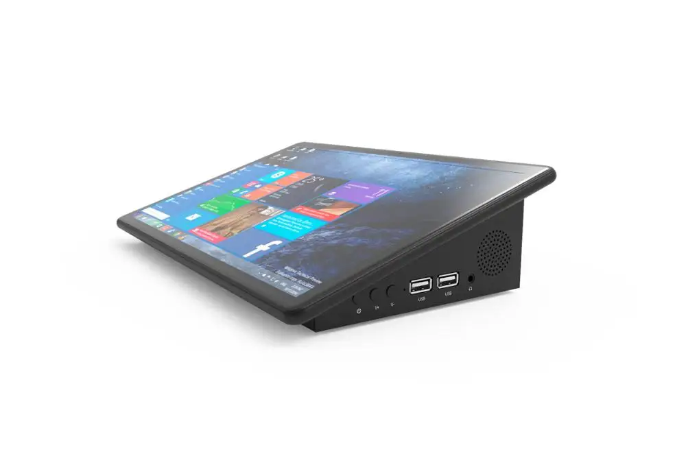 Mini PC F11A sin ventilador con Quad Core N3450 11,6 "pantalla IPS TV BOX windows10 4G RAM 64G SSD Mini ordenador