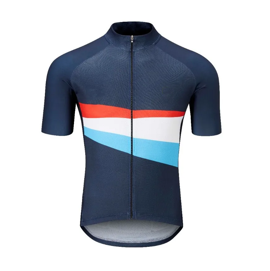 New Design Fashion ANTI UV Short Sleeve Sublimation Bike Clothes  Custom Men Cycling Clothing T Shirt Bicycle Jersey