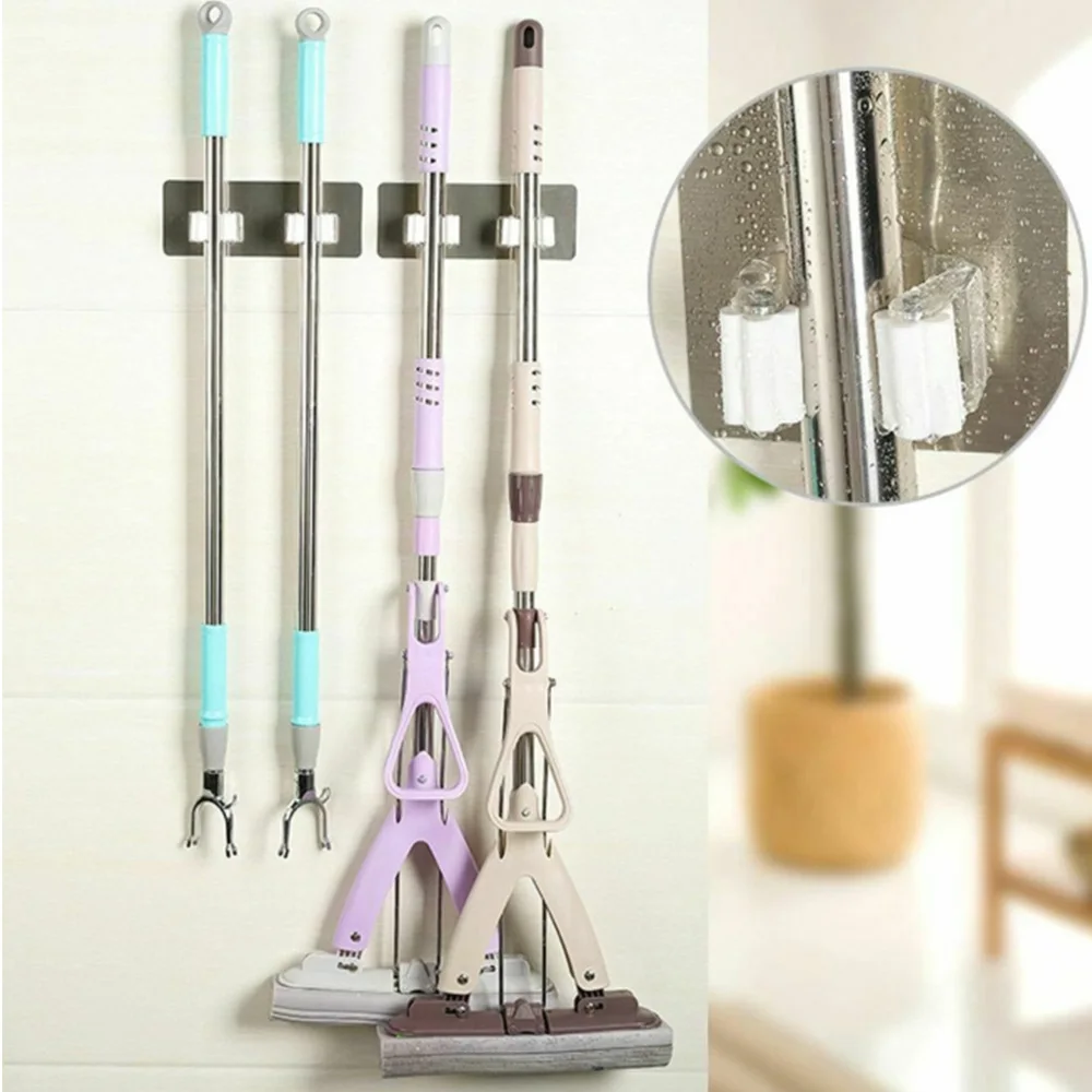 

High-Quality and durable Powerful Hook Magic Sticker Bathroom Seamless Nail-Free Mop Holder Magic Stickers Strong Hook