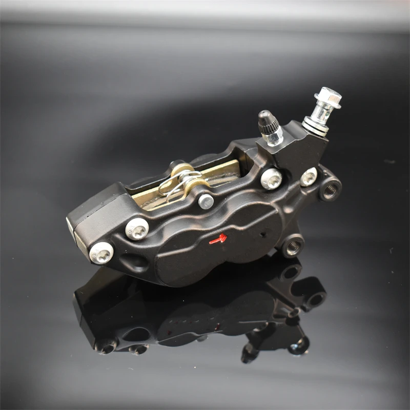 40mm Mount Motorcycle Brake Caliper 4 Piston  Right For Yamaha Kawasaki Suzuki Honda CNC Rear Brake Moto Disc Brake