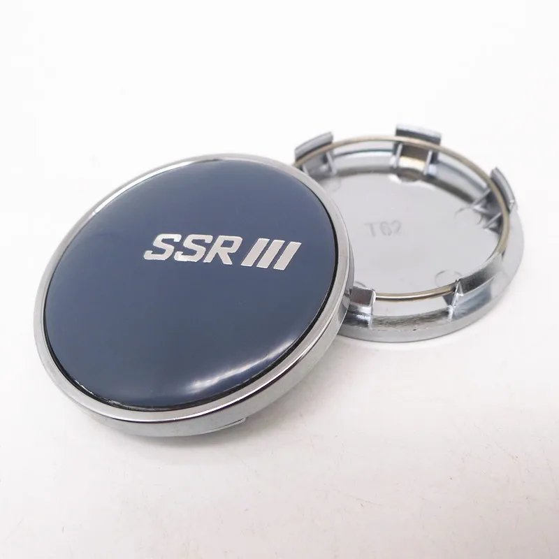 4pcs 62mm 56mm For SSR Car Wheel Hub Rim Center Cap Cover 56mm Badge Emblem Sticker