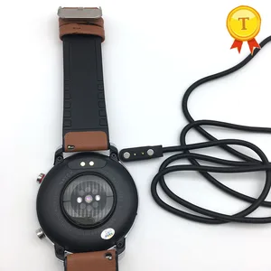 Hochwertiges magnetisches Ladungskabel für L8 L9 L5 L11 IWO26 Smart Watch Armband 2 Pins 4mm Schwarze Stromladedatenbanken 6 Hauptverkaufsladegerät Iwo W26 - №2