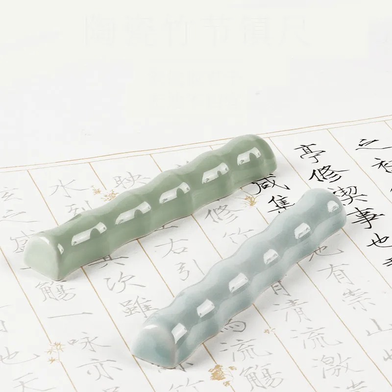 

Classical Gift Paperweights Brush Rest Adult Chinese Calligraphy Pen Ink Painting Paperweights Creative Ceramics Paperweight