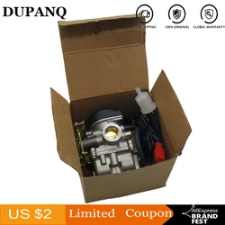 DUPANQ PD18J Big Bore Carb CVK Motorcycle Carburetor For GY6 50cc 60cc 80cc 100cc 139QMB 139QMA Scooter Moped ATV Go Kart