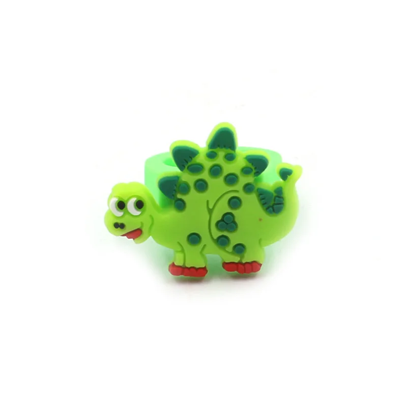 10pcs Cute Cartoon Kids Dinosaur Rings Set