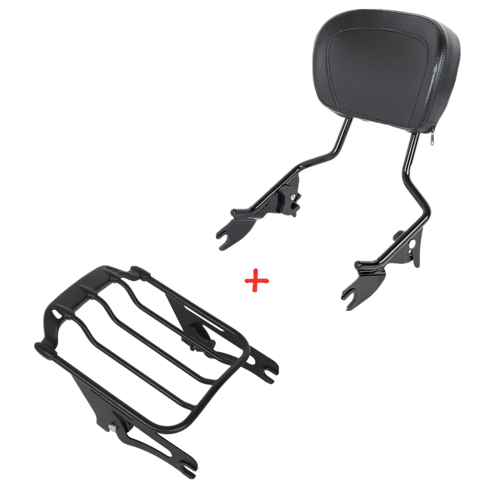 Motorcycle Backrest Sissy Bar Luggage Rack Docking Kit For Harley Touring Road King Road Glide Electra Glide 2009-2021 2020