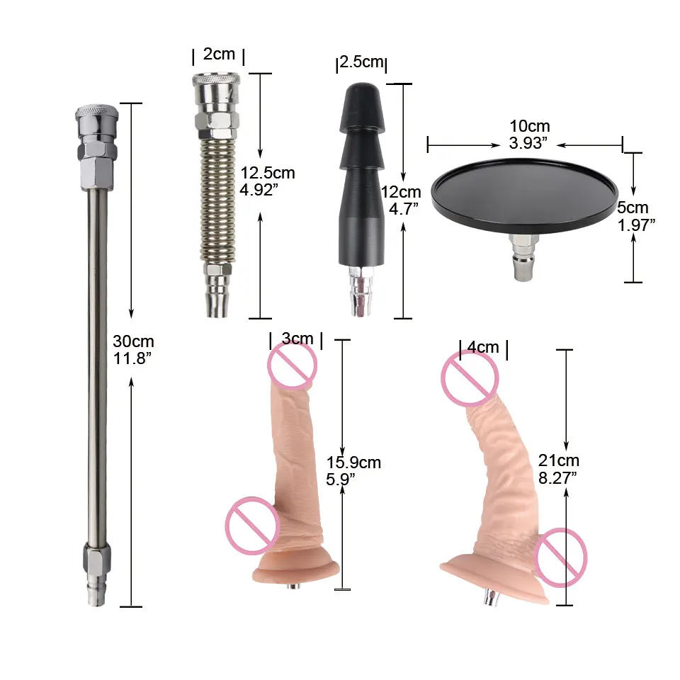 Fredorch Sex Machines for Women,Couple Remote Control Automatic Motor Love Machine with Dildo Attachment ，Quiet Stable Machine