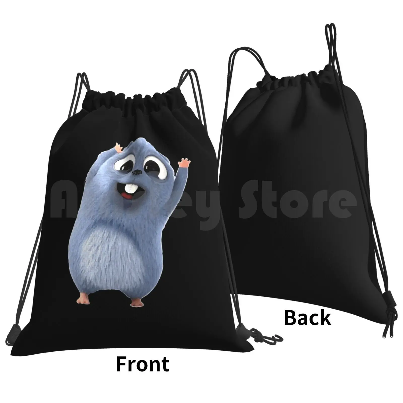 Lemmings Backpack Drawstring Bags Gym Bag Waterproof Grizzy And Lemmings Grizzly And Lemmings Grizzy Bear Youtube Kids Tv