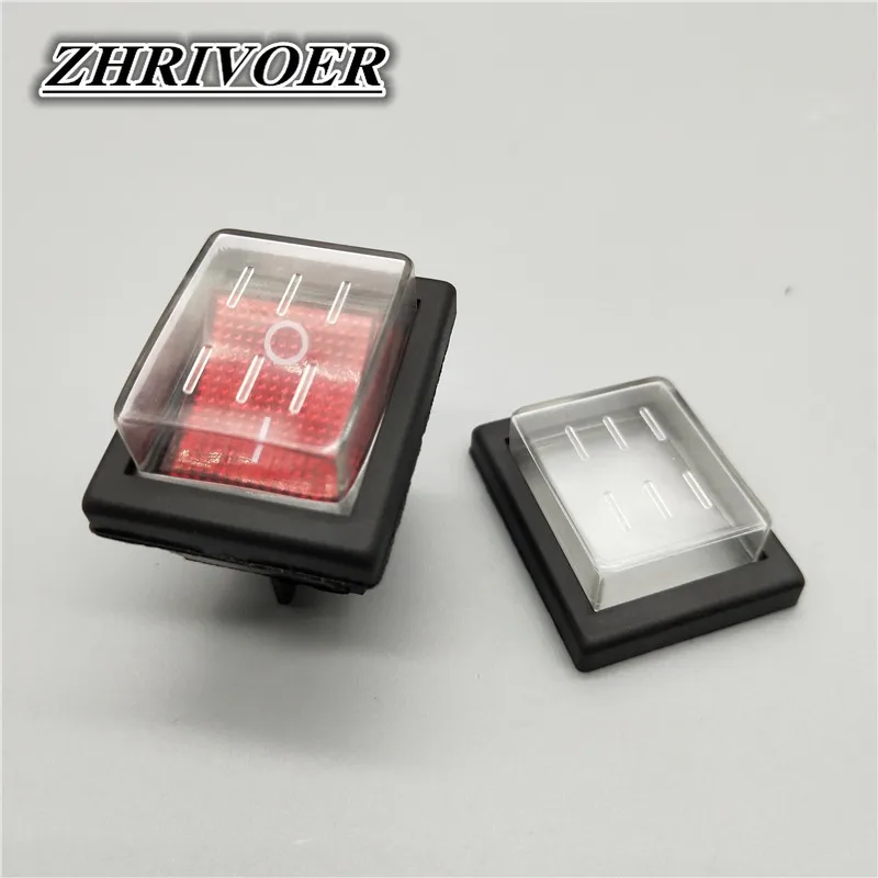 1/5 個 KCD4 ロッカースイッチオン-オフ 2 ポジション 4 ピン/6 ピン電気機器ライト電源スイッチ 16A 250VAC/20A 125VAC