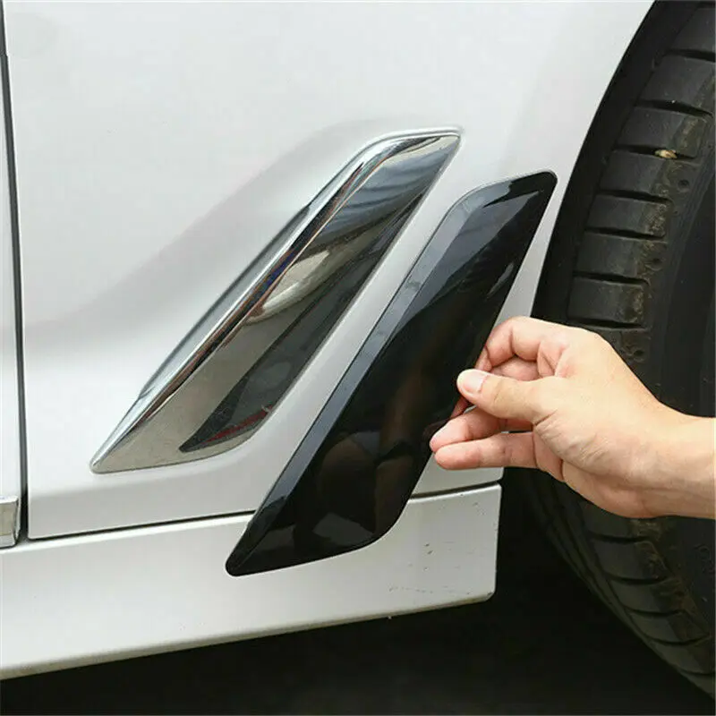 

Car Fender Side Air Vent Outlet Cover Trim for BMW 5 Series G30 2017-2020 Decorative Sticker Gloss Black Accessories 2pcs