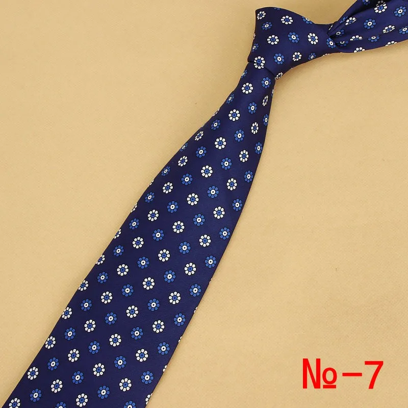 Neue Designs Klassische Seide Männer Tie Floral Plaid 9cm Rot Gedruckt Krawatte Gravata Krawatten für Männer Formal Wear Busines – Detail 8