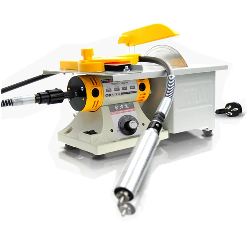 Woodworking multi-function electric grinder polishing machine drilling saw tool mini desktop small jade carving machine