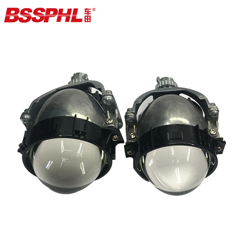 BSSPHL Auto Car Headlight 3.0 inch Bi-xenon i2 LED Headlamp lens Car styling Retrofit headlight