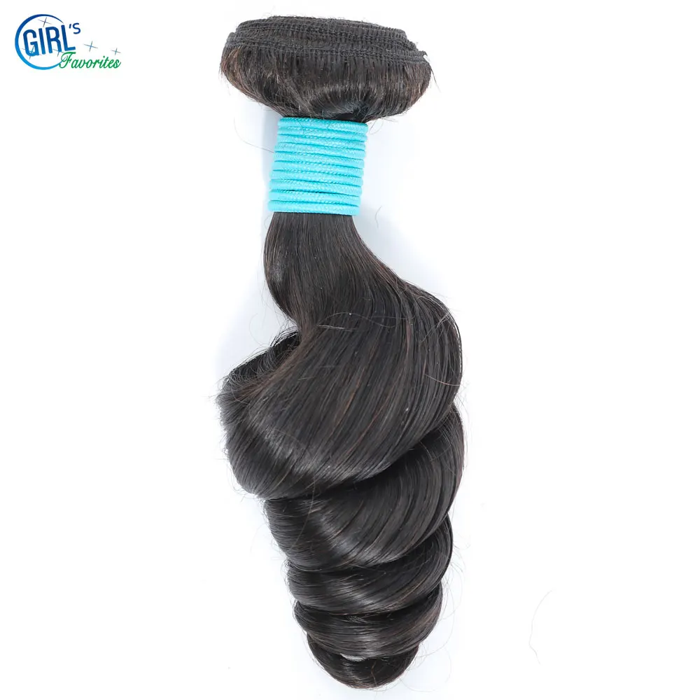 Peruvian Human Hair Bundles Loose Wave Bundles 9a Hair Bundles 1/3/4 Bundle Deals Human Hair 100% Natural Color Hair Bundle