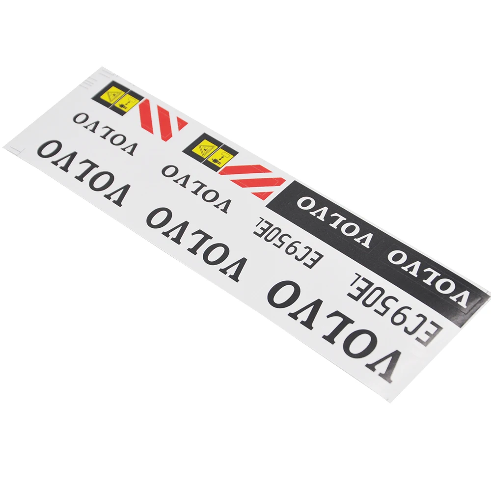 EC950E Sticker For HUINA 594 1594 22 Channel 1:14 Alloy 2.4G RC Excavator Upgrade Sticker