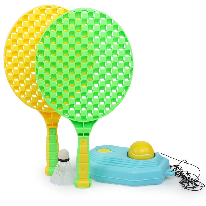 children tennis badminton toys outdoor indoor sports leisure toys tennis rackets parent-child toys Springback tennis with string