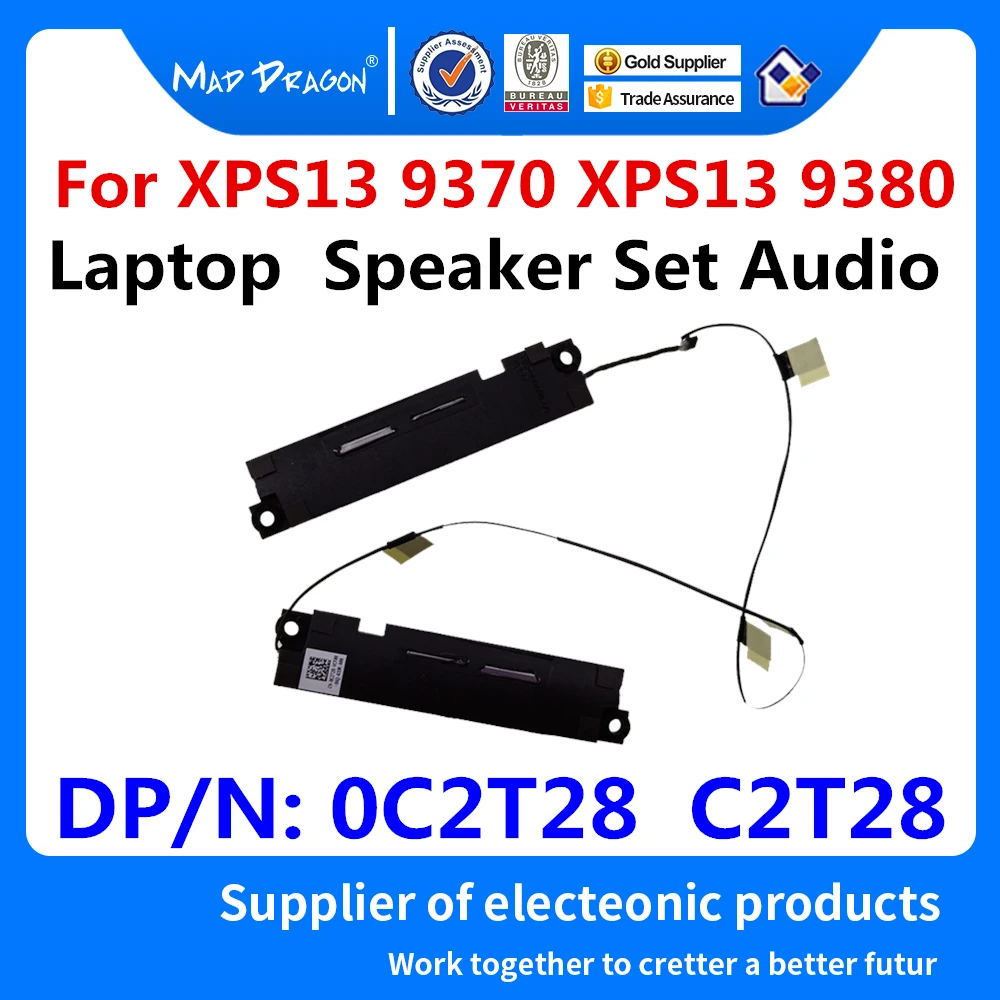 

Laptop New original Speaker Set Audio speaker for Dell XPS13 9370 XPS 13- 9380 Left and right speakers PK23000VL00 0C2T28 C2T28