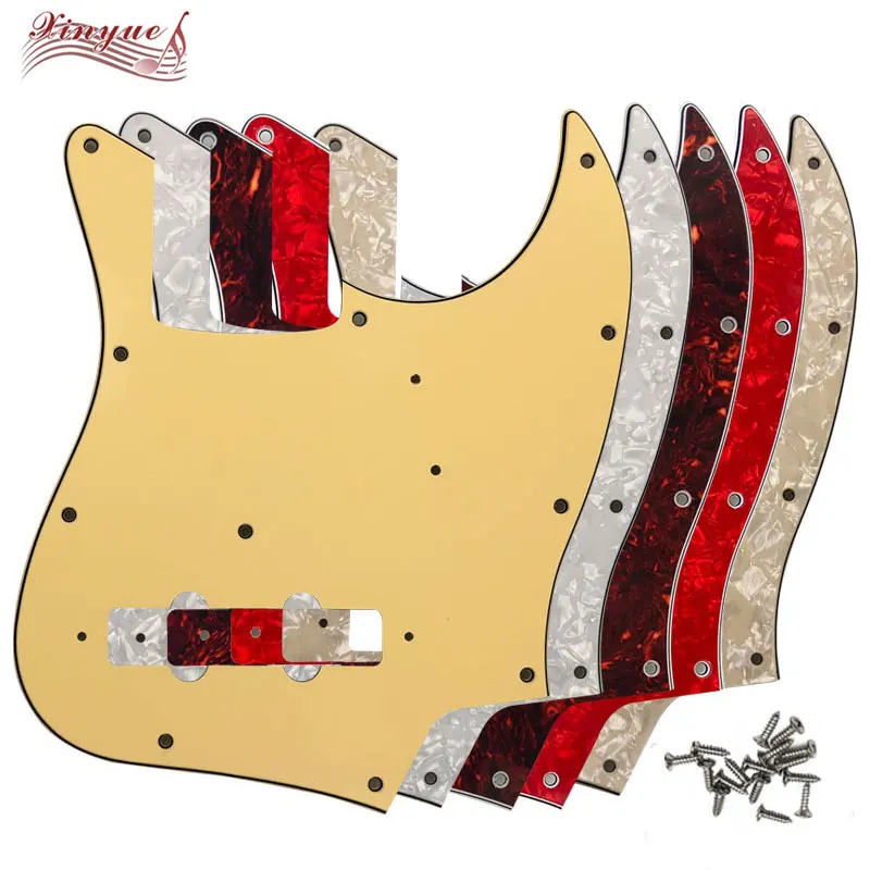 Xinyue Custom Pickguard Quality - For 11 Holes 4 String Japan Jazz Bass Guitar Pickguard Scratch Plate