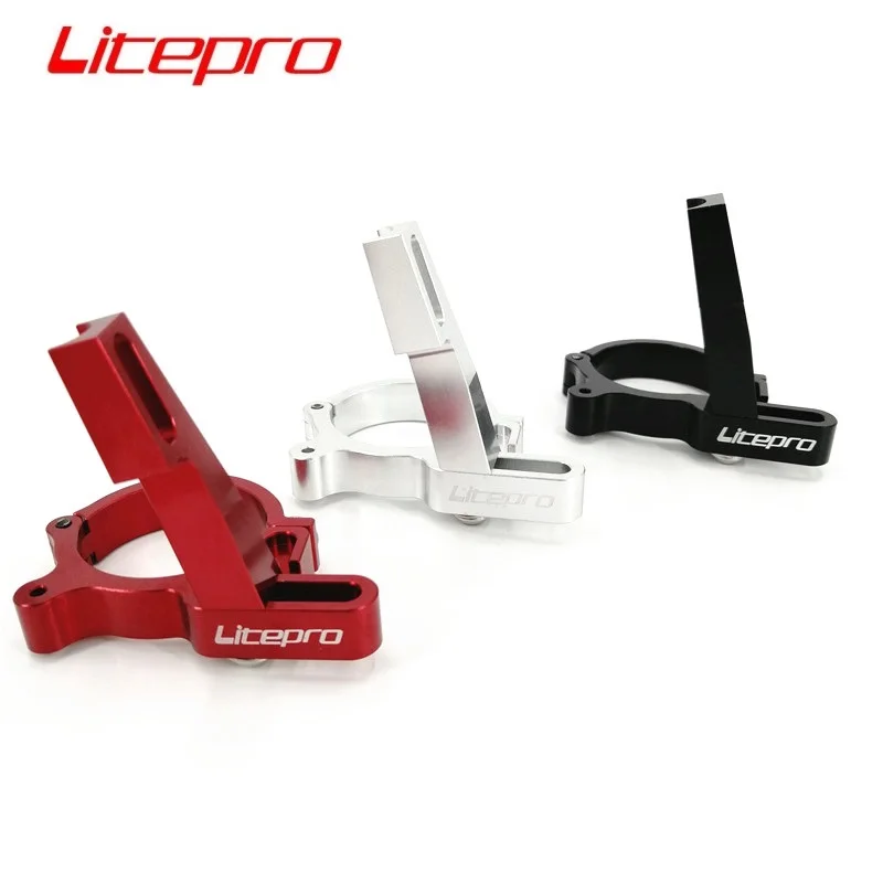 Litepro 20 inch Sp8 Folding Bike Front Derailleur Adapter Front Shifter Mounting Base 40mm Conversion Clip BMX Cycling Parts