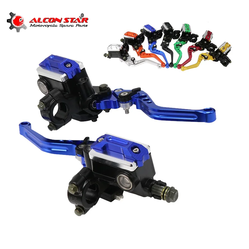 

Alconstar CNC Aluminum Adjustment Motorcycle Master 50CC-300CC Cylinder Lever Hydraulic Brake Pump Clutch Handle Handlebar