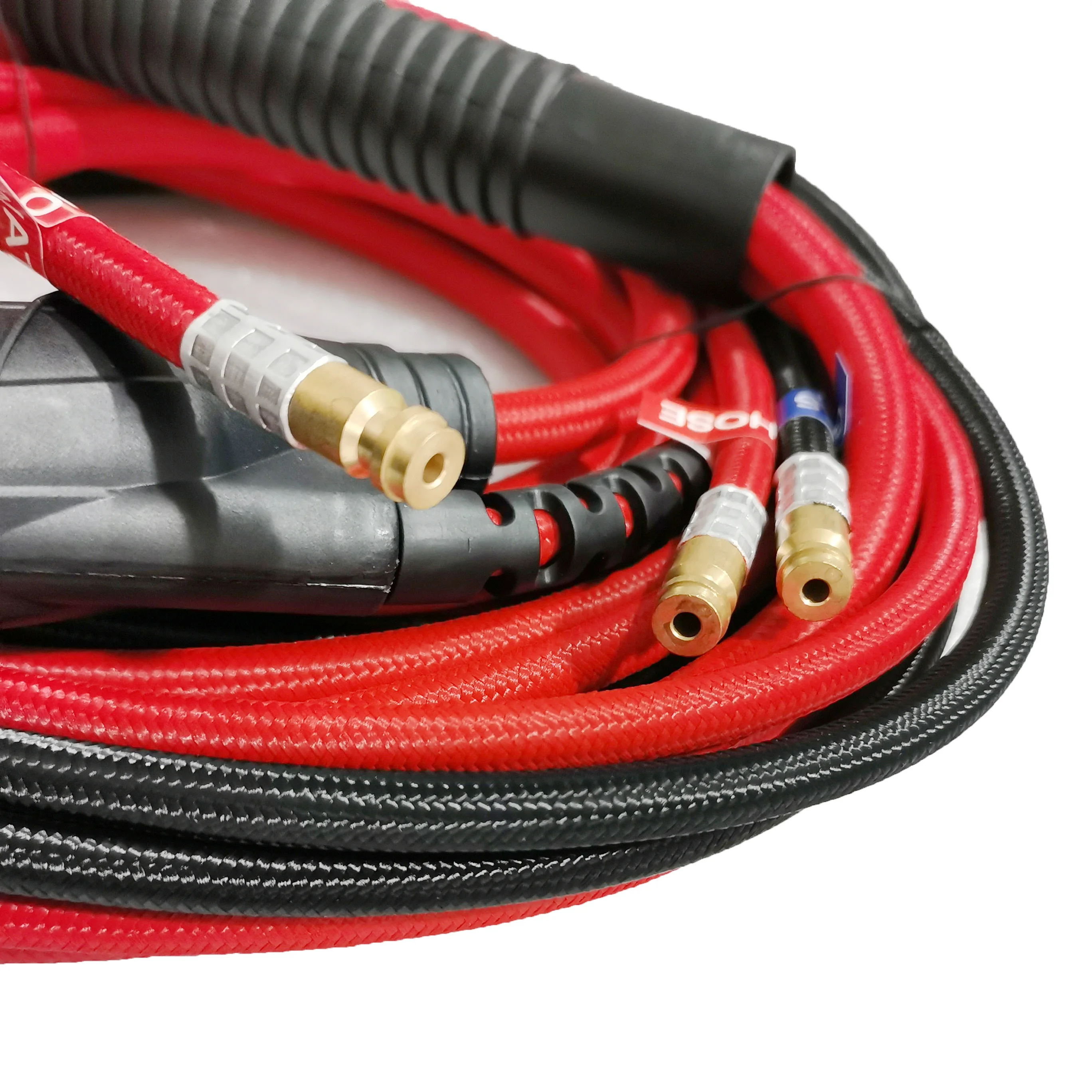 Imagem -04 - Euro Water Gás Nut Quick Connector Cabeça Preta com Cabo Macio Vermelho 4m Comprimento 3570 Wp18f