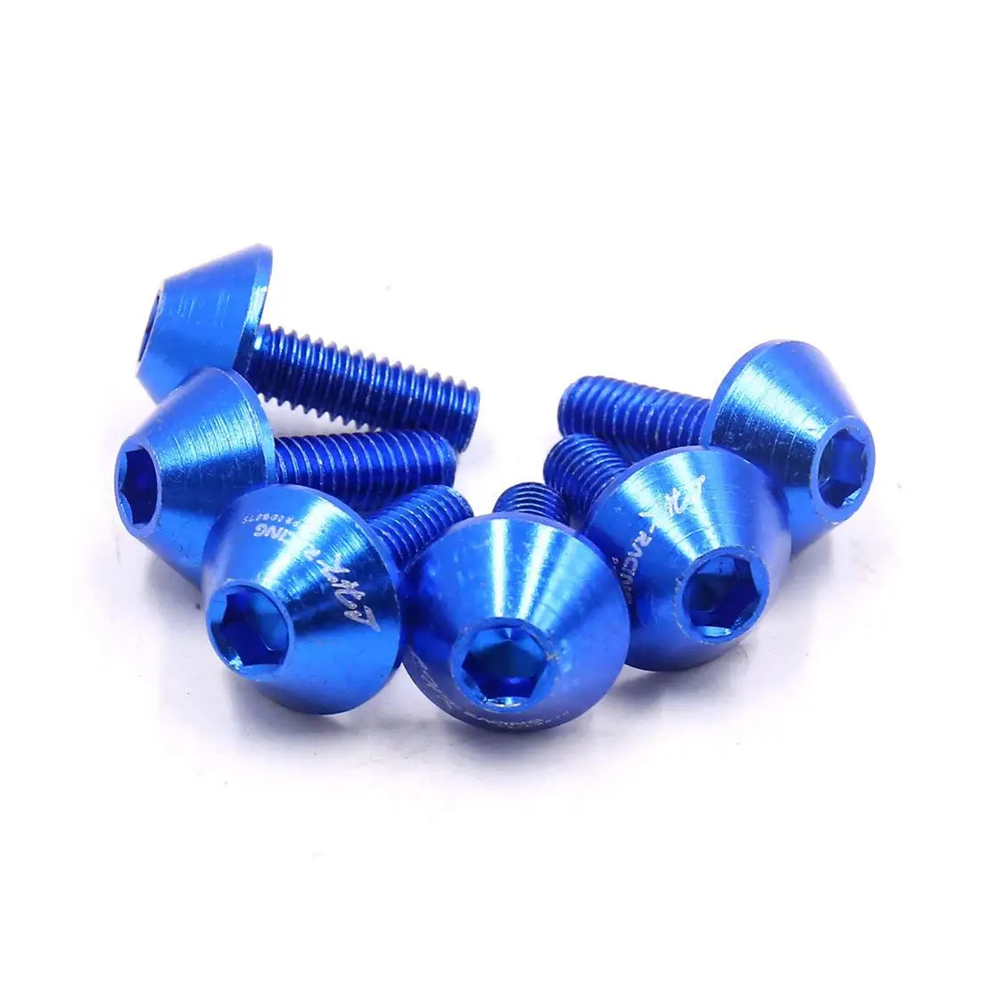 X Autohaux M6 x 15 Aluminum Alloy Motorcycle Hex Socket Head Bolts Screws 4/6/8/10pcs Gold Blue For Cars Motorbike Scooter