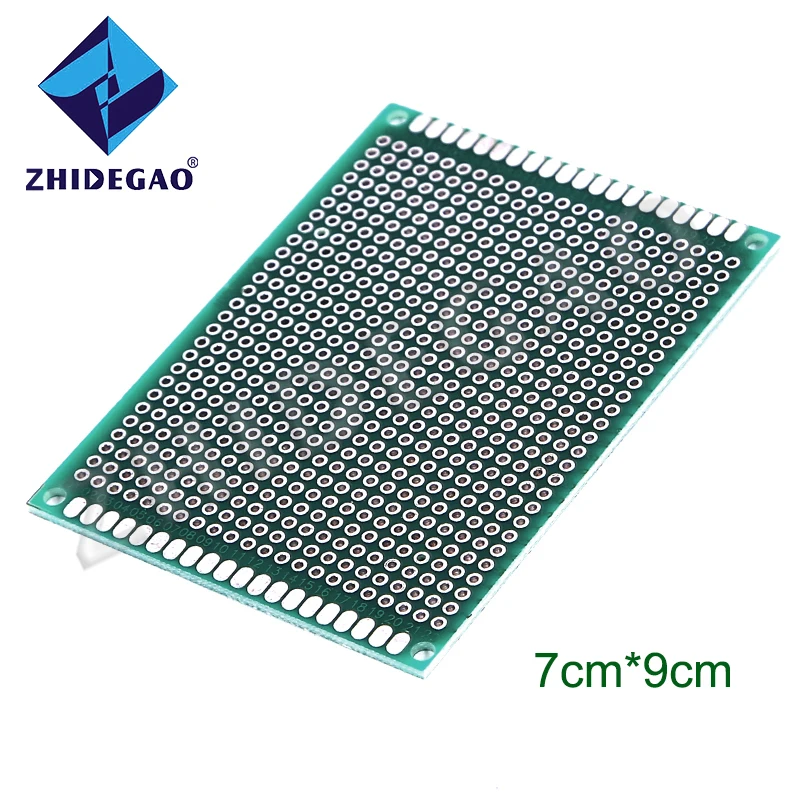 Zhidgao 4 шт. 6x8 7x9 8x12 9x 15 см двухсторонний медный Прототип pcb универсальная плата