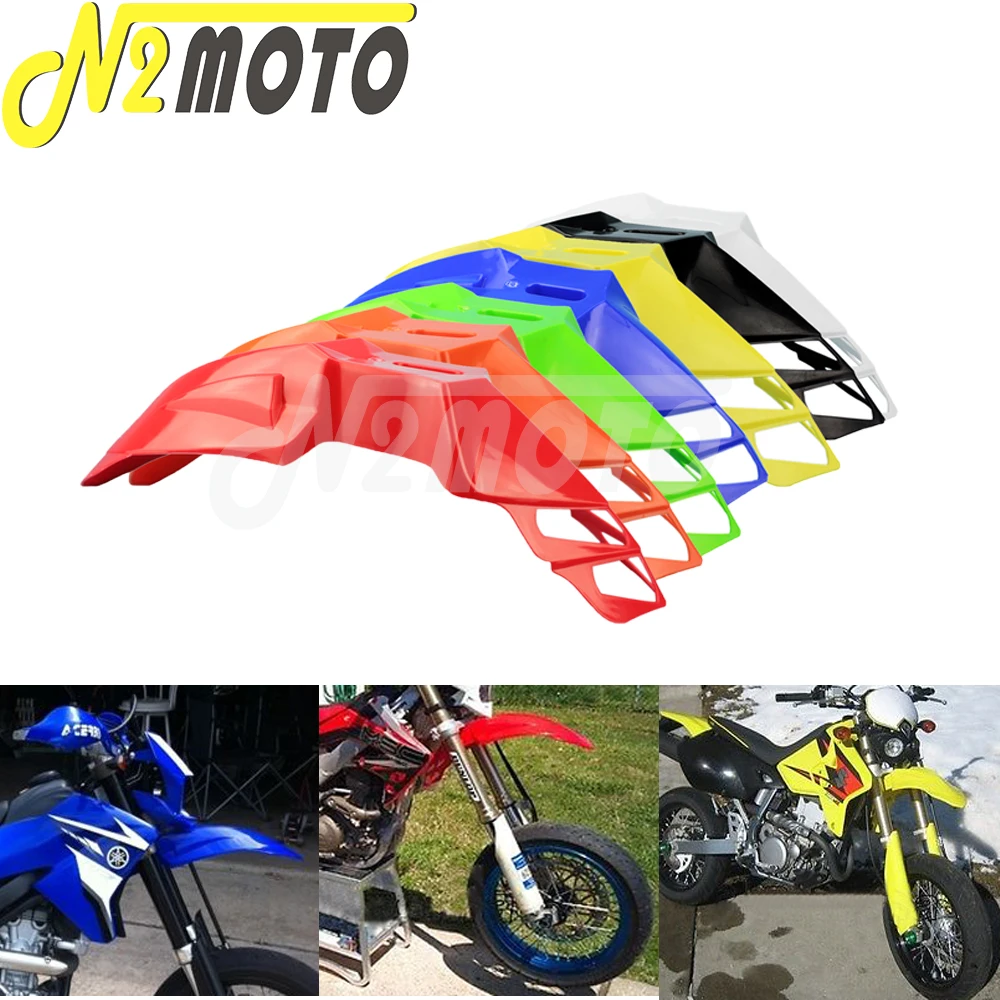 7 colors Universal SM Fender Motorcycle Fenders Motocross Front Mudguard For Suzuki Honda RMZ RM DRZ 400 125 250 450 Supermoto