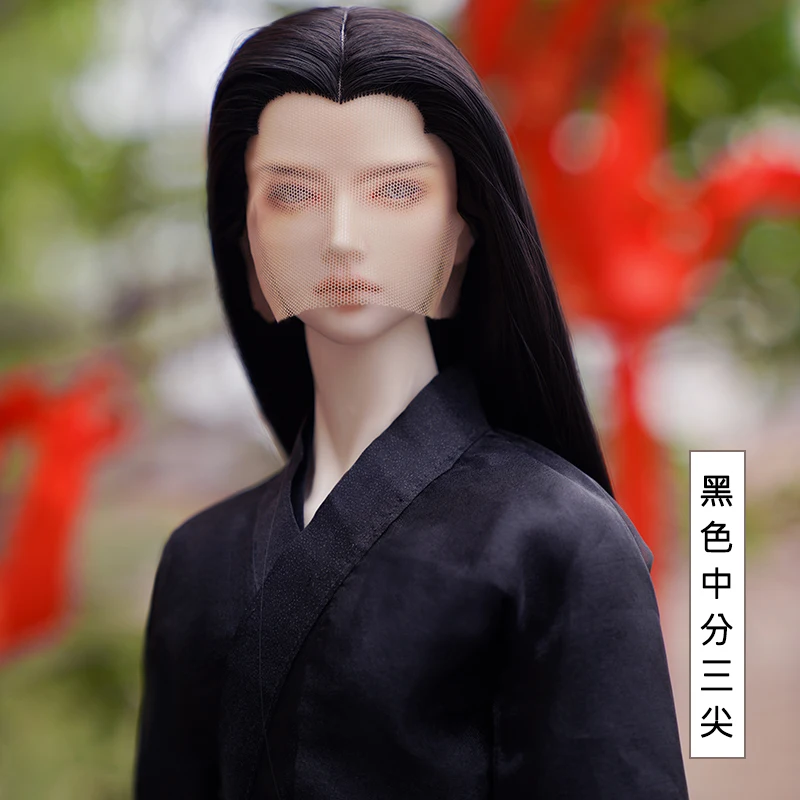 1/3 BJD Wig Ancient Costume Hanfu Long Hair Vintage Samurai Basic Wigs For BJD/SD SD13 SSDF Strong Uncle Doll Accessories C1120C