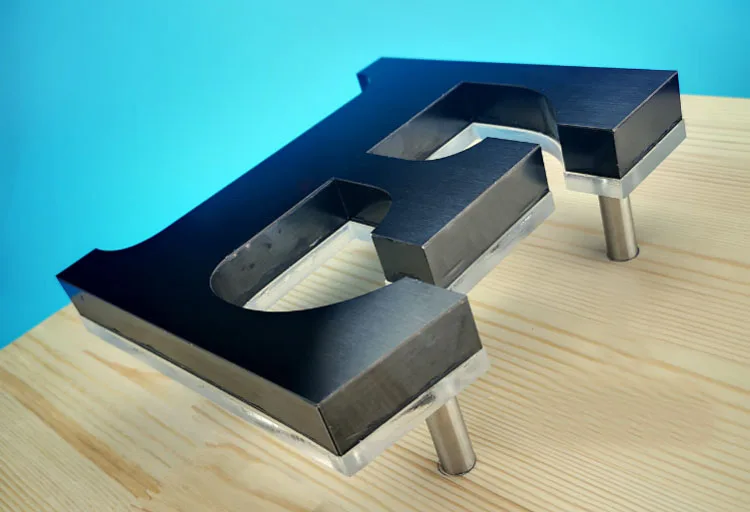 SY1621 Rostfreie Hochstangen-Füße Schraubstange für Hinterleuchtete Buchstaben Mini-Schilder Installationszubehör – Detail 13