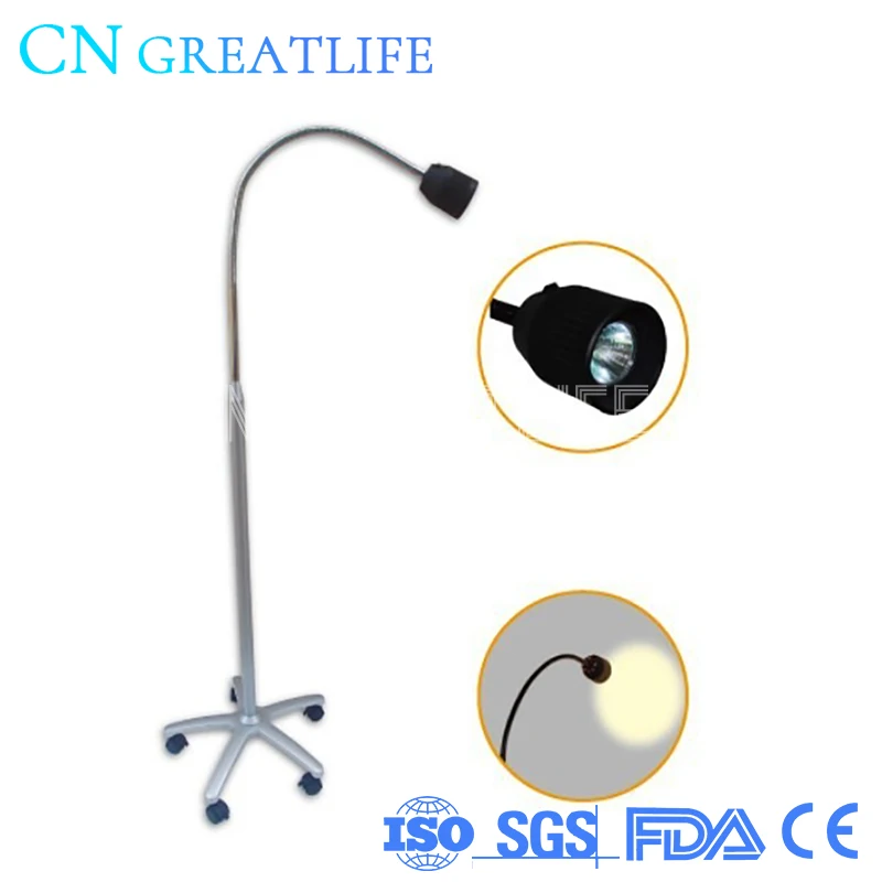 JD1500 35W Dental Clinic Floor Type Mobile Surgical Medical Examination Lamp Stand Type Dental Light Lamp Halogen Dental Light