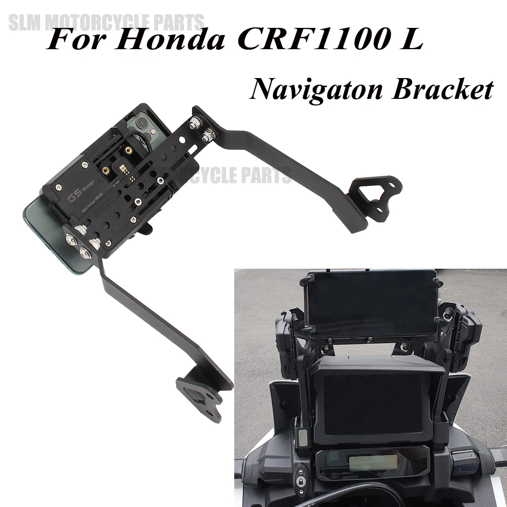 For HONDA CRF 1100L Africa Twin Adventure sports CRF1100L Motorcycle Accessories Stand Holder Phone GPS Navigaton Plate Bracket