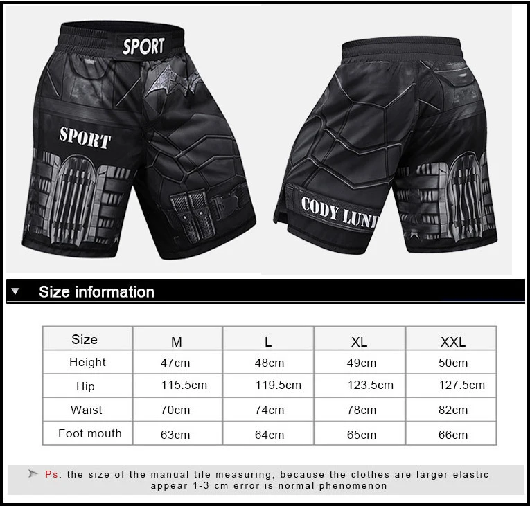 MMA Rashguard T Shirts+Pants Rash Guard Shorts BJJ Tracksuit Boxing Jerseys Muay Thai MMA Compression Men Kickboxing Sport Sets