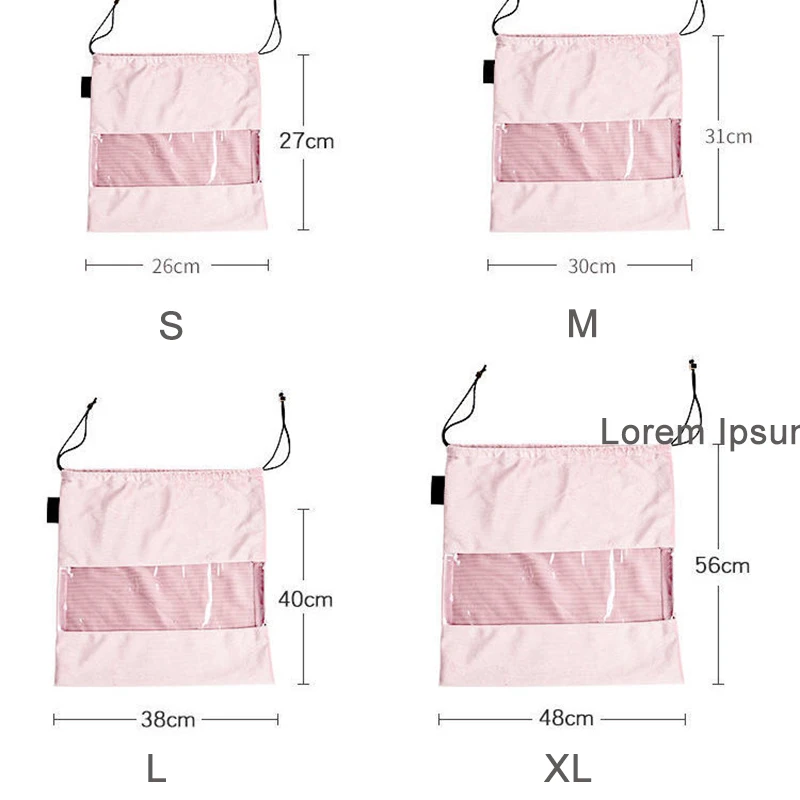 Dust Bag For Handbag Luxury Business Travel Organizer Makeup Pouch Clothes Shoe Storage Velvet With Transparent Drawstring Bag